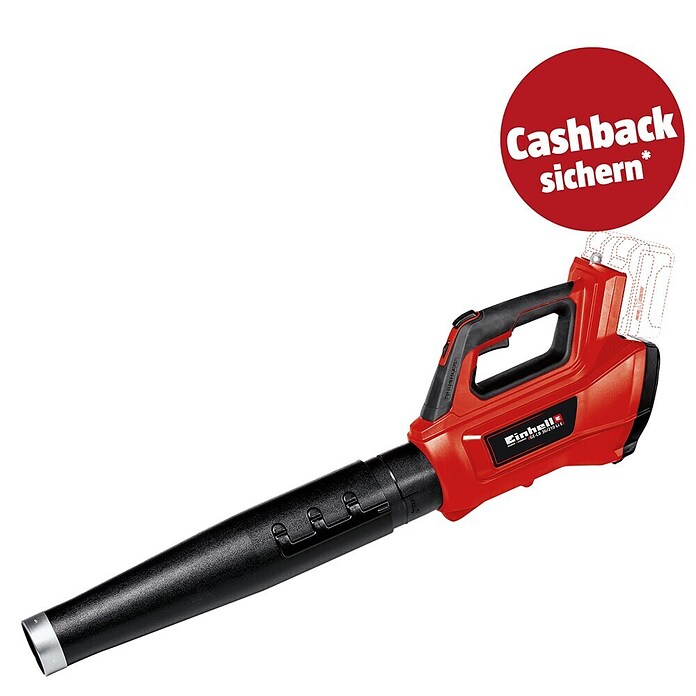 Einhell Power X-Change Akku-Laubbläser (2 x 18 V, Li-Ionen, Ohne Akku, Blasgeschwindigkeit: 210 km/h)