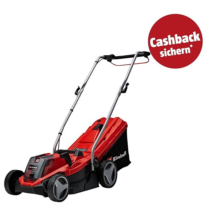 Einhell PXC 18V Akku-Rasenmäher GE-CM 18/33 Li (18 V, 1 Akku, 4 Ah, Schnittbreite: 33 cm) | BAUHAUS