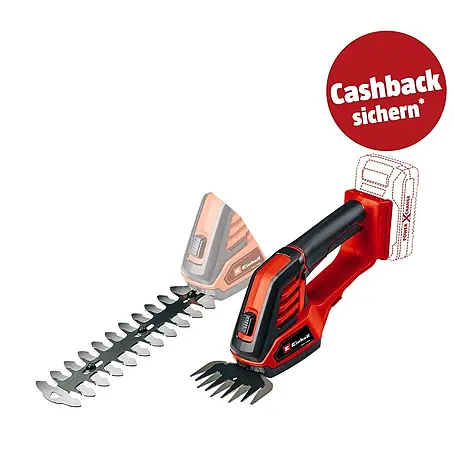 Einhell PXC 18V Akku-Gras- & Strauchschere GE-CG 18/100 Li-Solo