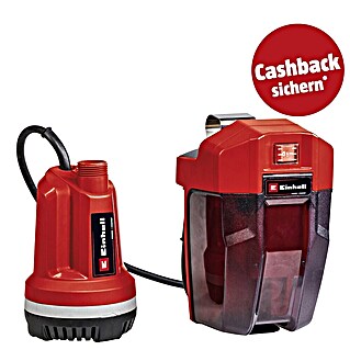 Einhell PXC 18V Akku-Klarwasserpumpe GE-PP 18 RB LI SOLO (18 V, Ohne Akku, Max. Fördermenge: 3 000 l/h)