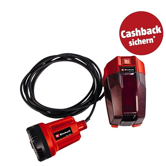 Einhell PXC 18V Akku-Klarwasserpumpe GE-SP 18 Li (18 V, Ohne Akku, Max. Fördermenge: 5 000 l/h) | BAUHAUS