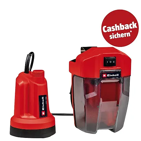 Einhell PXC 18V Akku-Klarwasserpumpe GE-SP 18 LL Li - Solo