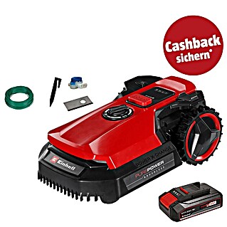 Einhell PXC 18V Mähroboter Freelexo 500 (500 m², Schnittbreite: 18 cm, Induktionsgestützte Navigation, Begrenzungskabel)