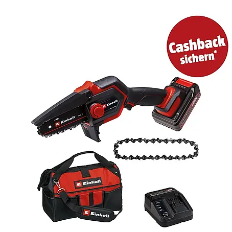 Einhell PXC 18V Akku-Kettensägen-Set GE-PS18-15LI