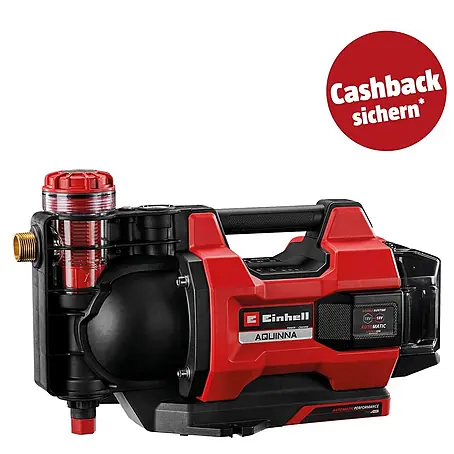 Einhell PXC 18V Akku-Gartenpumpe Aqinna 18/30 F LED Automatic