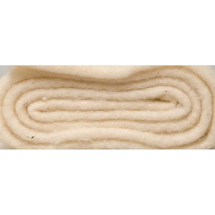 Windhager Kälteschutz Schafwoll-Matte - 2 x 1 m - Rolle aus naturfarbenem, cremefarbenem Wollvlies mit weicher Textur.