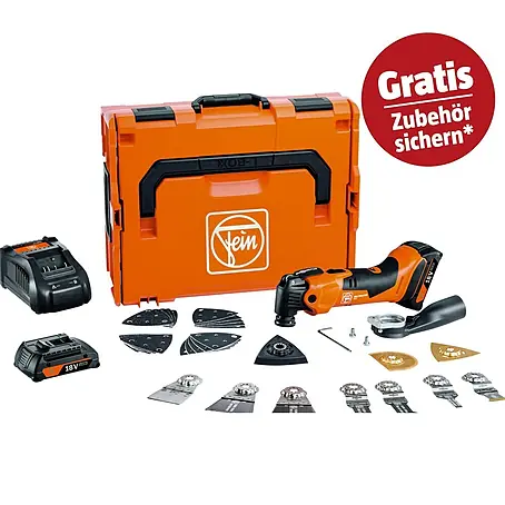 Fein AMPShare 18V Akku-Multifunktionswerkzeug MultiMaster AMM500 Plus Top 2AH AS
