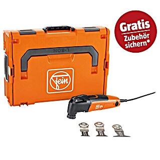 Fein MultiMaster Elektro-Multifunktionswerkzeug MultiMaster MM300 Plus START L-BOXX SET (250 W, STARLOCK-Plus-System)