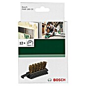 Bosch Cepillo de repuesto (Latón, Apto para: Cepillos lijadores de latón Bosch PWR 180 CE, 12 piezas)