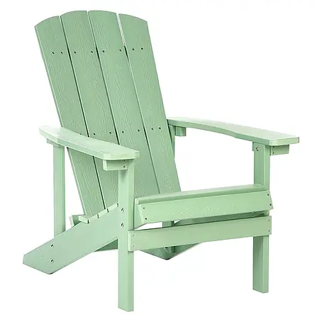 Gartenstuhl ADIRONDACK in Grün - (W) 75 x (H) 88 x (L) 88 cm