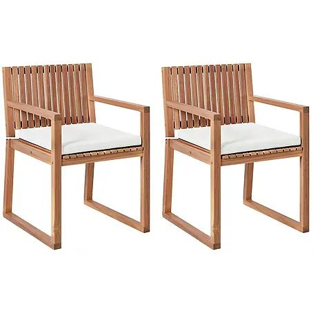 Beliani  Gartenstuhl-Set SASSARI II PREMIUM