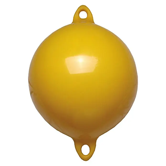 Talamex Ankerboje - Durchmesser: 35 cm - Gelbe Navigationsboje mit zwei Befestigungsösen. Ideal für die Kennzeichnung von Ankerplätzen oder Fahrwassern.
