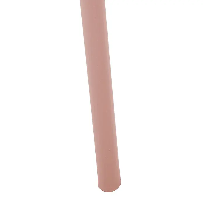 4er-Set Esszimmerstuhl GELA in Rosa -  - Glattes, pfirsichfarbenes Möbelbein.