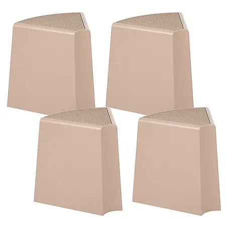 4er-Set Gartenstuhl EVROS in Beige/Braun