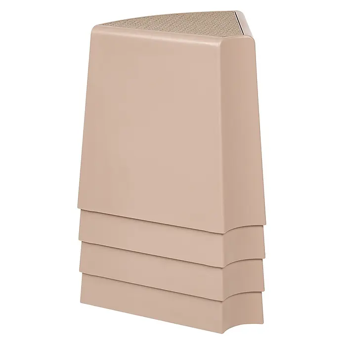 4er-Set Gartenstuhl EVROS in Beige/Braun -  - Hellbrauner, gestufter Pflanzkübel mit strukturierter, eventuell geflochtener Oberfläche.