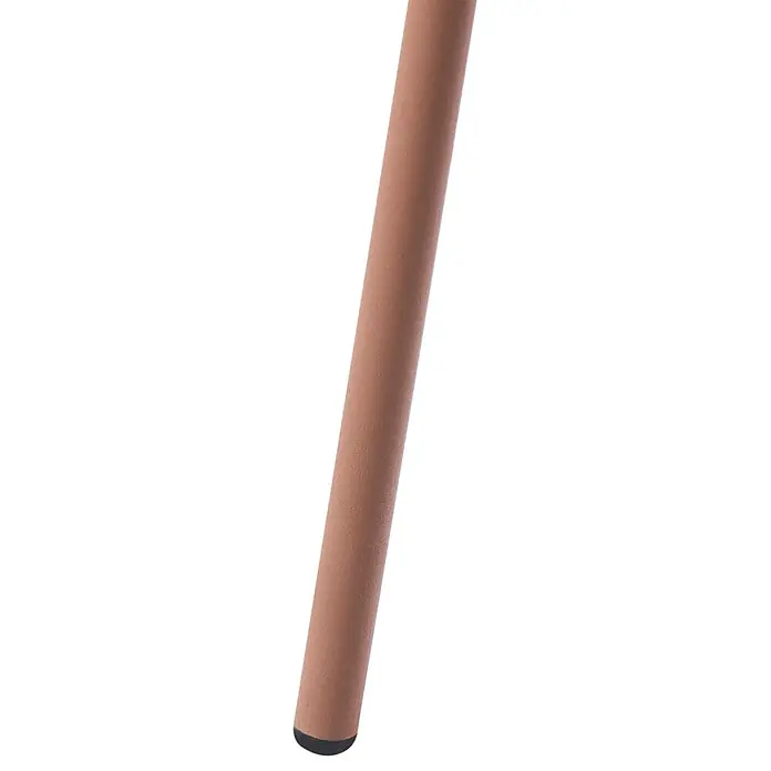 2er-Set Esszimmerstuhl METEORA in Beige/Braun -  - Hellbraunes, texturiertes Möbelbein mit schwarzer Fußkappe.