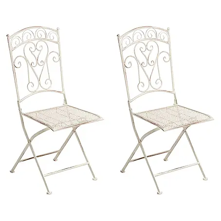 2er-Set Gartenstuhl JUINA in Beige