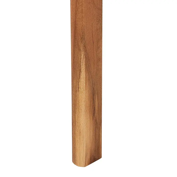 Beliani Gartenstuhl-Set AGELLO - 4 Stk., Akazienholz, Braun, B x T x H: 55 x 60 x 88 cm - Rotbraunes Möbelbein aus Holz mit sichtbarer Maserung.