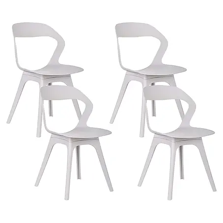 4er-Set Gartenstuhl LACHANIA in Beige
