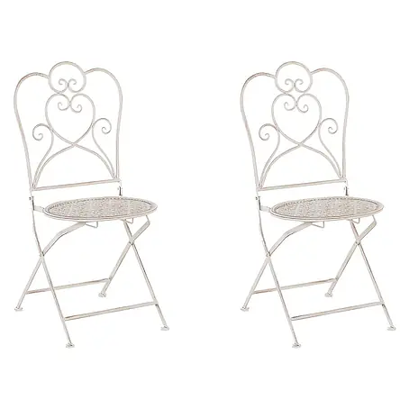2er-Set Gartenstuhl TRIESTE in Beige