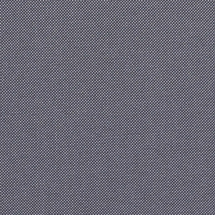 4er-Set Gartenstuhl GALATSI in Grau/Schwarz -  - Nahaufnahme eines dunkelgrauen Melange-Webstoffs mit feiner, gesprenkelter Textur.