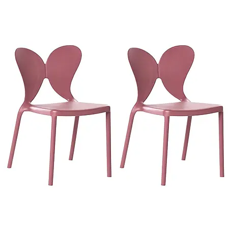 2er-Set Gartenstuhl LARISSA in Rosa