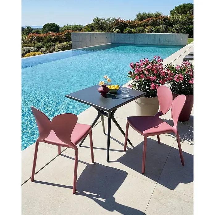 2er-Set Gartenstuhl LARISSA in Rosa online kaufen bei BAUHAUS
