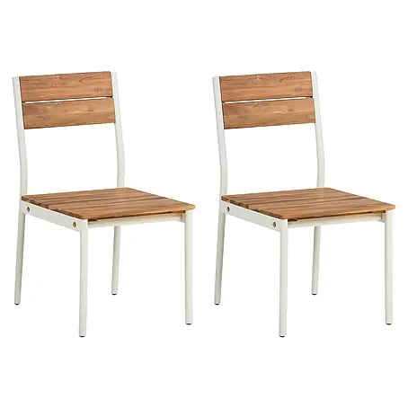 Beliani  Gartenstuhl-Set GIOVINAZZO