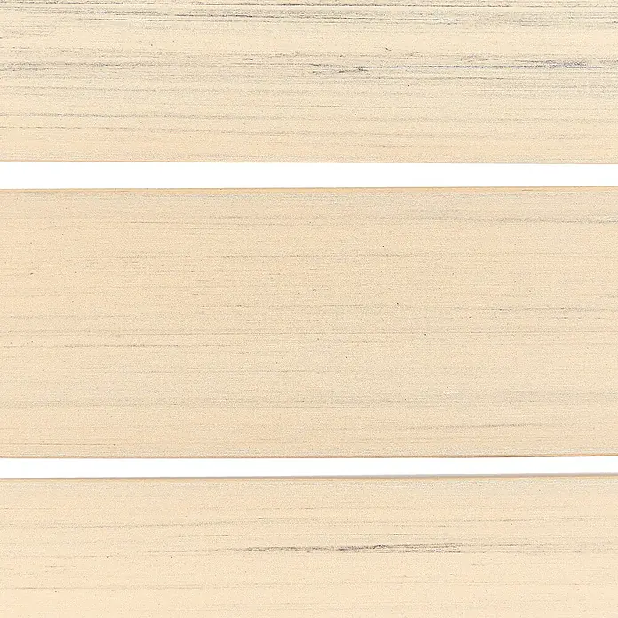 4er-Set Gartenstuhl PRATO in Beige/Weiß -  - Helle Holzplanken mit sichtbarer horizontaler Maserung.
