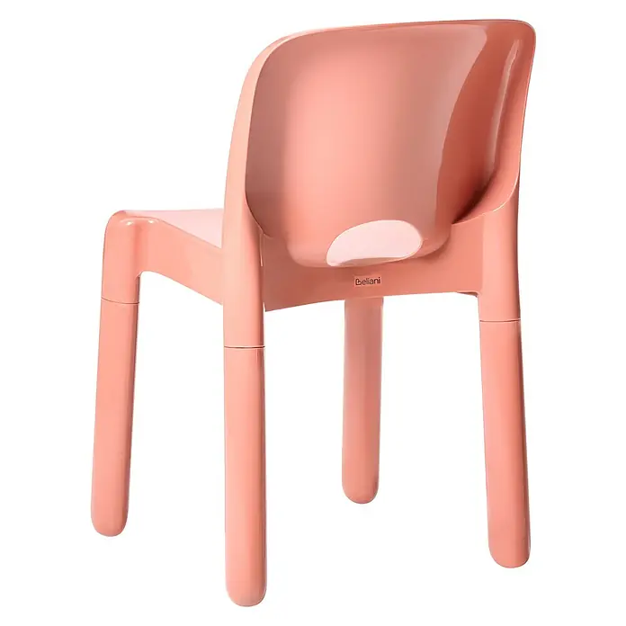4er-Set Gartenstuhl BETIM in Rot -  - Rosa Plastik-Kinderstuhl mit glattem, ergonomischem Design.