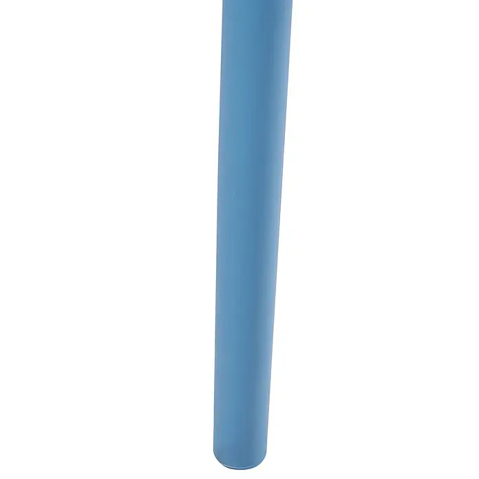 2er-Set Gartenstuhl THASOS in Blau/Beige -  - Hellblauer, zylindrischer Möbelbein mit matter Oberfläche.