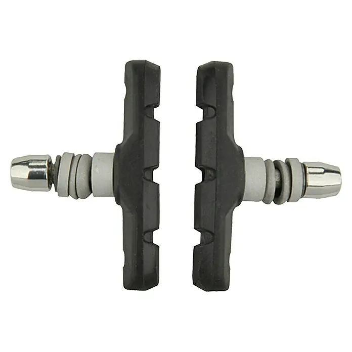 Shimano Bremsschuh V-Brake - Geeignet für: Stahl- & Alufelgen, Befestigung: Anschraubbar - Ein Paar Fahrradbremsbeläge, ideal für den Austausch abgenutzter Bremsbeläge und für sicheres Fahren.