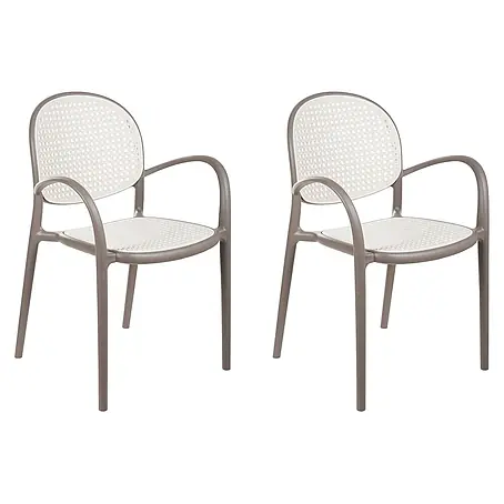 Beliani  Gartenstuhl-Set POVOLETTO