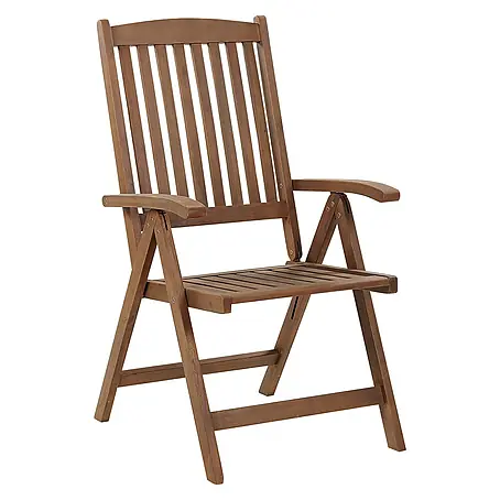 Gartenstuhl AMANTEA in Braun - (W) 54 x (H) 105 x (L) 69 cm