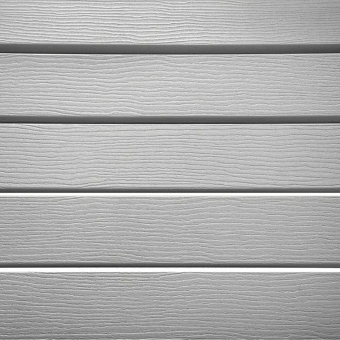 Gartenstuhl ADIRONDACK in Grau - (W) 75 x (H) 88 x - L - Helle, texturierte, horizontale Verkleidungs- oder Wandpaneele in Grau.