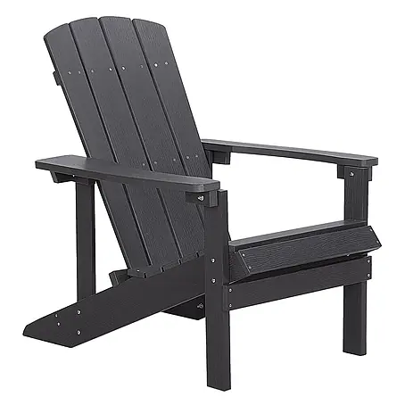 Gartenstuhl ADIRONDACK in Grau - (W) 75 x (H) 88 x (L) 88 cm