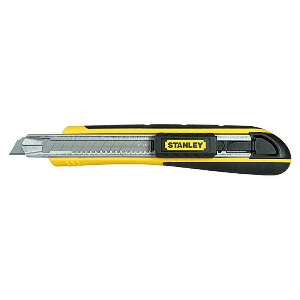 Cutter Stanley Fatmax Cutter FatMax Stanley 18mm - Con Rueda De Bloqueo, Durable Y Preciso Para Trabajos Profesionales Herramienta Profesional 18mm