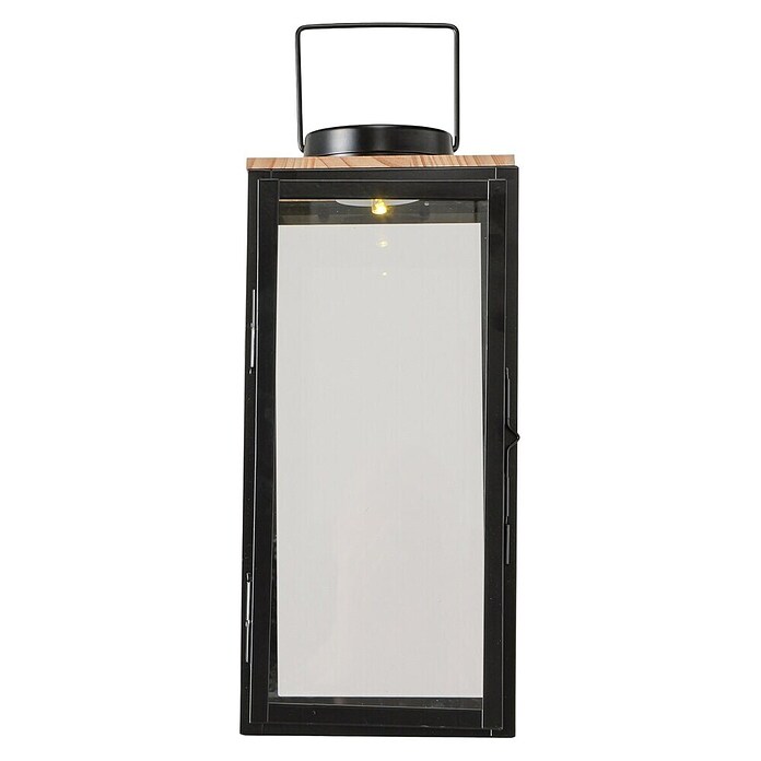 LED-Laterne Kaeli (18 x 18 x 40,5 cm, Timerfunktion, Schwarz) | BAUHAUS