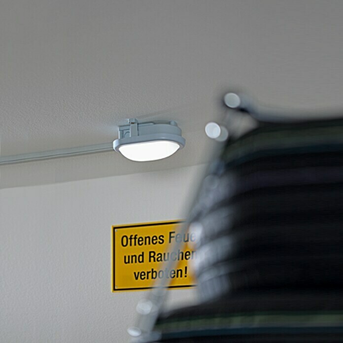 Ritter Leuchten Ovale ledlamp (Grijs, 5,5 W, Kunststof, IP44)