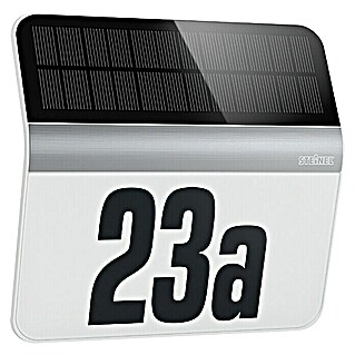 Steinel XSolar Solar-Hausnummer LH-N (0,03 W, Kunststoff, IP44, Edelstahl)