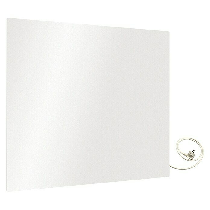 Admiral Radiador metálico infrarrojo (60 x 60 cm, Regulador giratorio, 365 W, Blanco)
