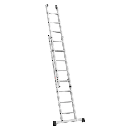 Iller Leiter  Teleskopleiter Sprossen Schiebe 2x10 Sprossen