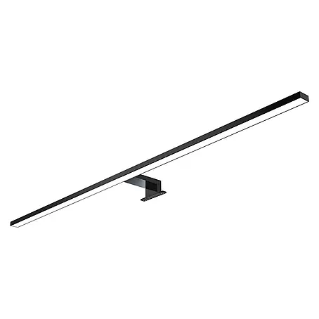 kalb LED Spiegelleuchte 80cm 4000K Schwarz 3in1 Montage
