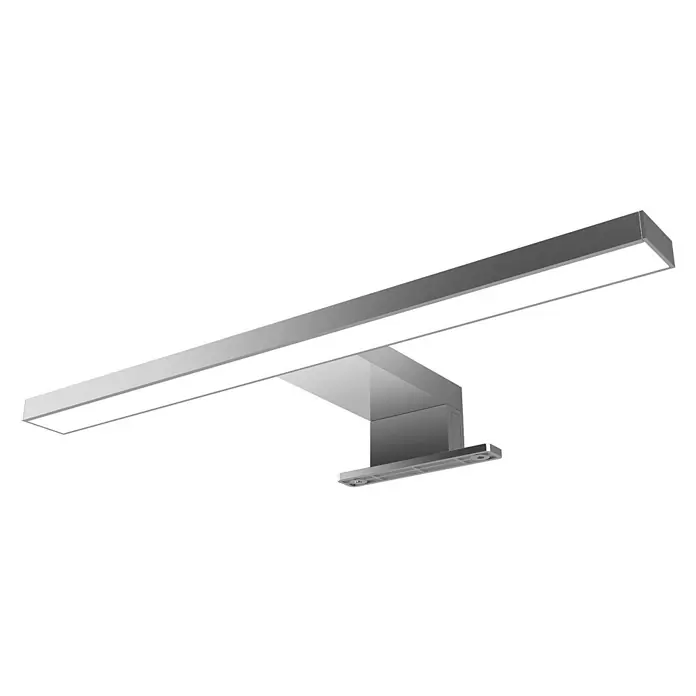 kalb LED Spiegelleuchte Mera 45cm 3000K Chrom -  - Moderne lineare LED-Leuchte mit silbernem Finish zur Wandmontage.