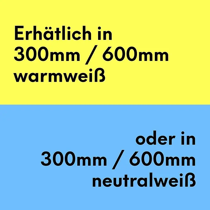 kalb LED Spiegelleuchte 30cm 3000K Chrom Tropfenform -  - Erhältlich in 300mm/600mm warmweiß oder 300mm/600mm neutralweiß.