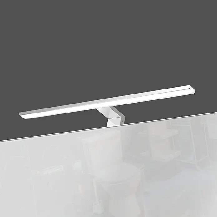 kalb LED Spiegelleuchte Aurinko 30cm 4000K Chrom -  - Verchromte lineare LED-Spiegelleuchte mit hellem Weißlicht, ideal für Badezimmerspiegel.