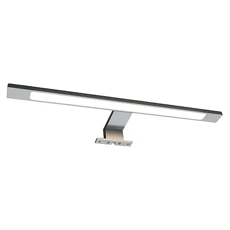 kalb LED Spiegelleuchte 45cm 3000K Silbergrau 3in1 Montage