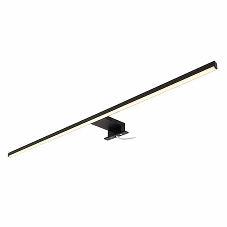 kalb LED Spiegelleuchte Running Light 80cm 3000K Schwarz Lichtlauf