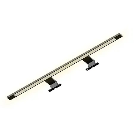kalb LED Spiegelleuchte 74cm 3000K Schwarz 3in1 Montage