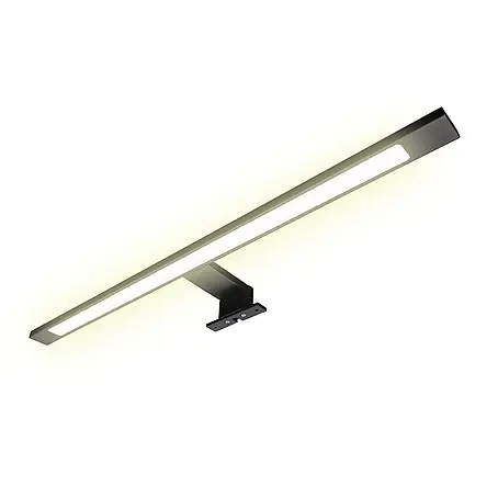 kalb LED Spiegelleuchte 60cm 3000K Schwarz 3in1 Montage